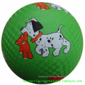 Green Color 8.5 Inch Rubber Playground Balls